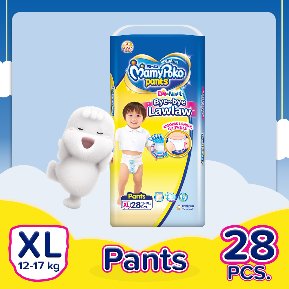 Buy MamyPoko Pants Extra Absorb Baby Diapers, XXX-Large (XXXL), 18 Count,  18-35 kg Online at Best Prices in India - JioMart.