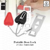 Portable Door Safety Latch - Secure Travel Lock 