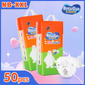 BabyOye Disposable Diapers - Various Sizes - 50 Pack