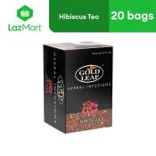 Gold Leaf Herbal Infusions: Hibiscus Tea 20 Teabags