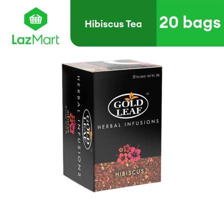 Gold Leaf Herbal Infusions: Hibiscus Tea 20 Teabags