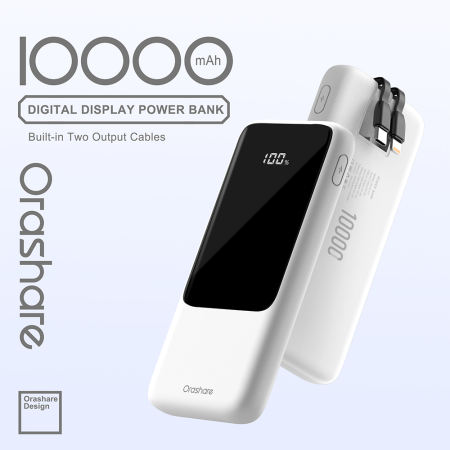 Orashare OH10 Power Bank: Slim, Portable, Fast Charging