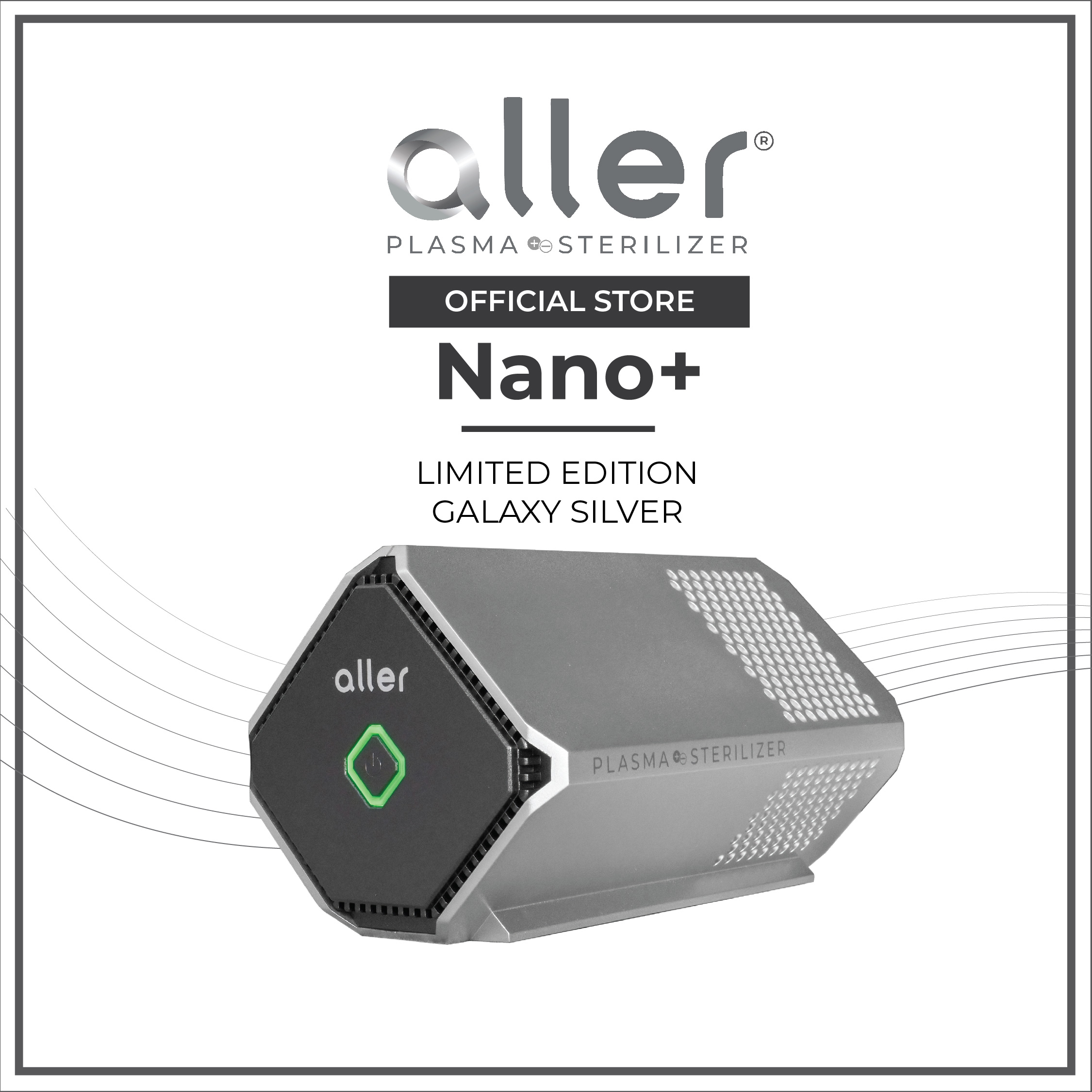 Aller Plasma Nano+ Sterilizer Limited Edition Galaxy Silver