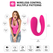 Silicone Double Vibrator - Pleasure for Couples, by 