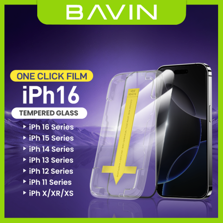 BAVIN Q3 Tempered Glass Full Screen Protector for iPhone