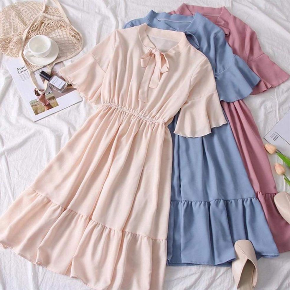 bell sleeve maxi dress