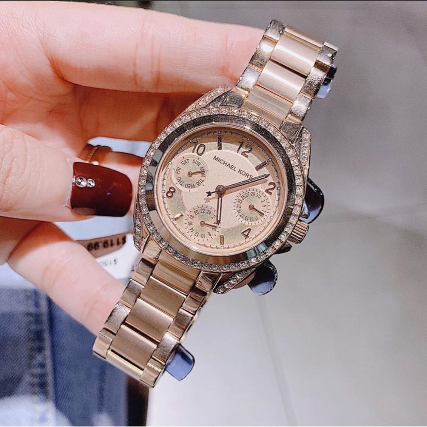 Authentic Michael Kors Blair Multi Function Rose Dial Ladies Watch MK5613 With 1 Year Warranty For Mechanism Lazada PH