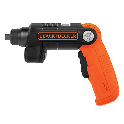 BLACK DECKER Cordless Screwdriver with Pivoting Handle 3.6V