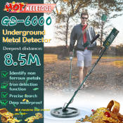 Maxgeek GS-6000 Metal Detector: Deep Underground Gold Diamond Detector