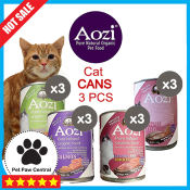 Aozi Organic Cat Food in can 430g Set of 3