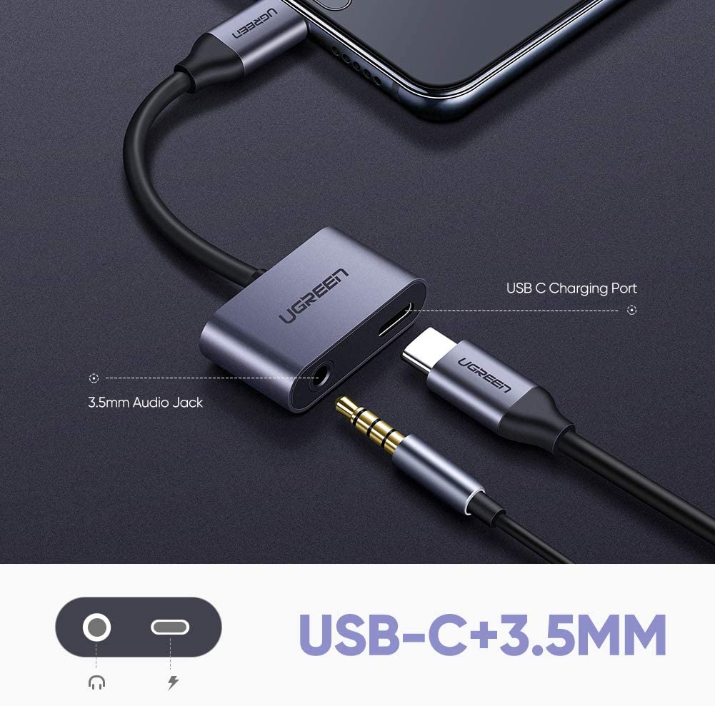 Ugreen Portable USB-C to 3.5mm TRRS AUX Headphone & Microphone Audio A – JG  Superstore
