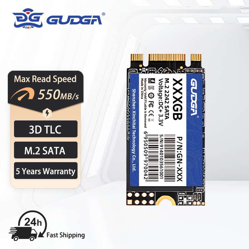 GUDGA M.2 NGFF SSD 128GB-1TB for Laptop/Desktop