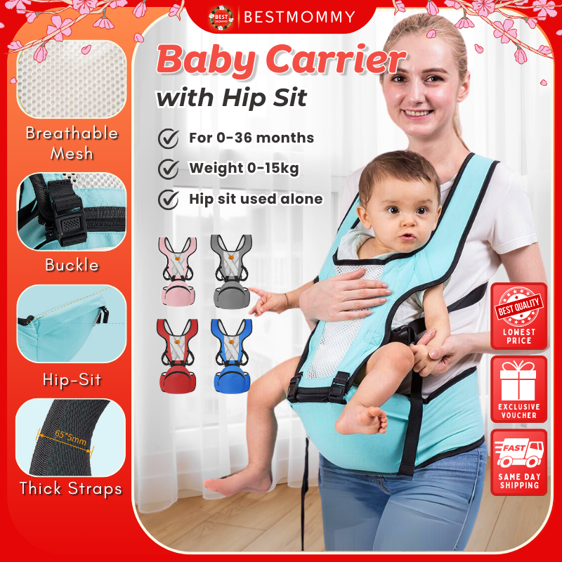 Baby Carrier With Hipseat Breathable, Multi-Functional