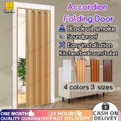 PVC Folding Door - Space-Saving Indoor Partition for Home (Brand: N/A)