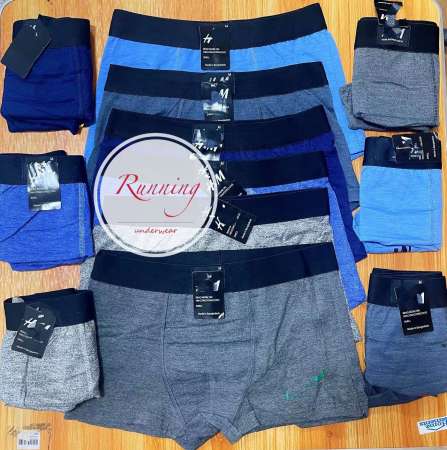 6 PCS 100%cotton stretch BOXERS MENS