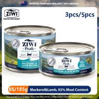 Ziwi Peak อาหารแมวเปียกกระป๋องธรรมชาติและมีโปรตีนสูง 92% เนื้อปลาทูและเนื้อแกะสูตรเหมาะสำหรับแมวทุกระยะ 85g/185g