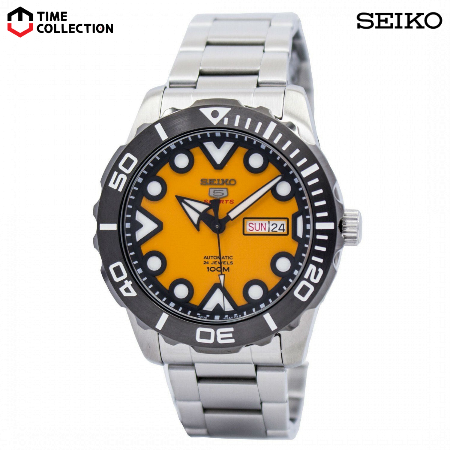 Seiko 5 Sports SRPB35K1 Baby Monster Automatic Watch for Men s w