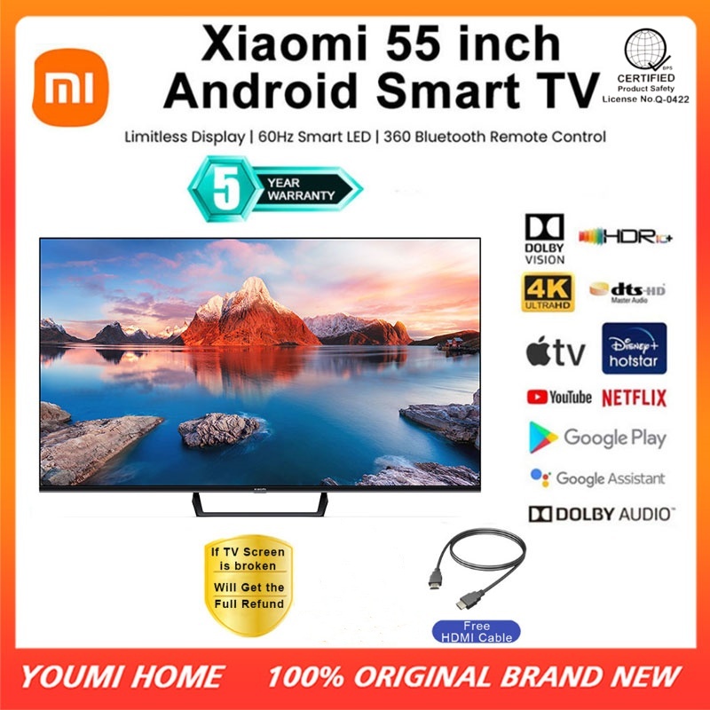 Xiaomi 4K UHD Android Smart TV - 32" Mi TV