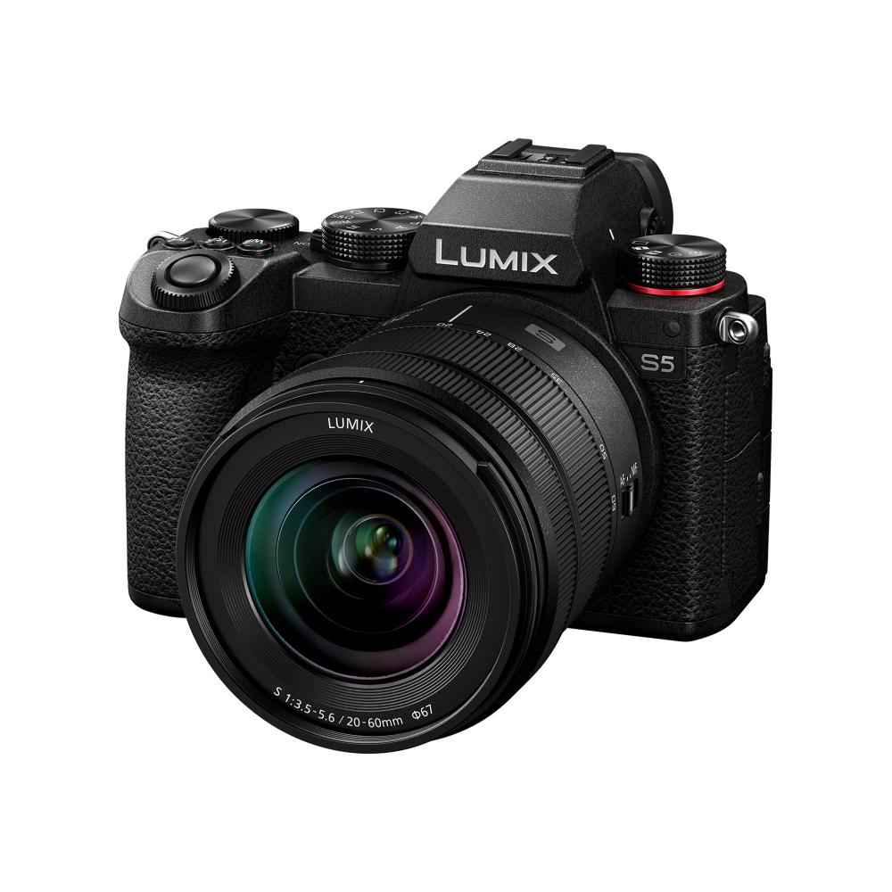 Panasonic LUMIX S5 with S 20-60mm f/3.5-5.6 L-Mount Lens Full-Frame  Mirrorless Camera Kit - 25.28MP CMOS Sensor, 6K & 4K 10-Bit, Wi-Fi &  Bluetooth, 