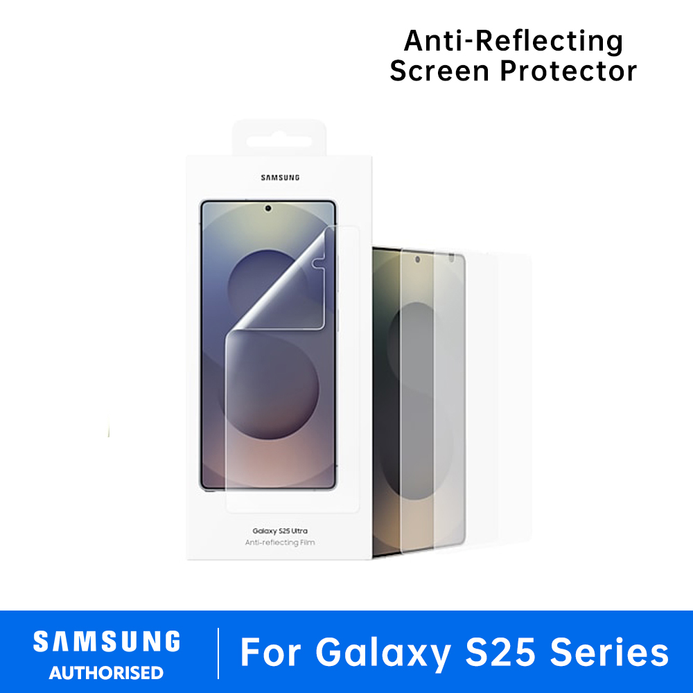 Original Samsung Official Galaxy S25 Series Anti-Reflecting Screen Protector Soft film Dustproof For Galaxy S25 Series