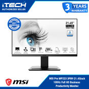 Msi Pro MP223 3PB9 21.45inch | 100Hz | 1ms | Full HD Business Productivity Monitor