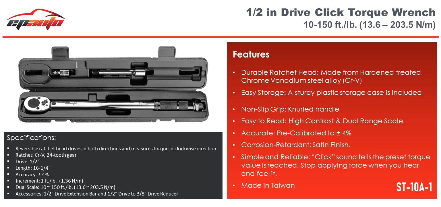 10-80 Ft-lb Torque Wrench Torque Wrench Digital Mua TICONN 3/8-inch ...