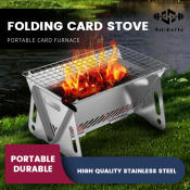 Foldable Mini BBQ Grill for Outdoor Camping - kemilng