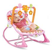 Baby Rocking Chair with Vibrating Crib and Removable Toys