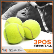 IDEAS 3pcs Tennis Ball Set for Adult Fitness Training