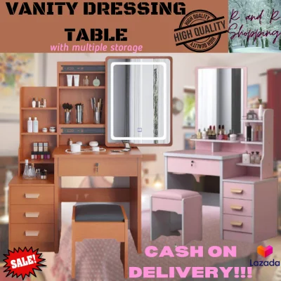 Vanity Dresser Make-up Organizer Table (2)