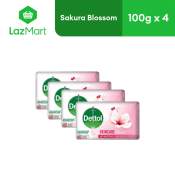 Dettol Skincare Sakura Blossom Bar Soap 100g - Pack of 4s