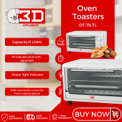 3D OT-11LTL Electric Oven Toaster 11L