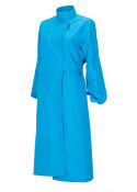 "Aqua Blue Lab Gown - Fashionable PPE"