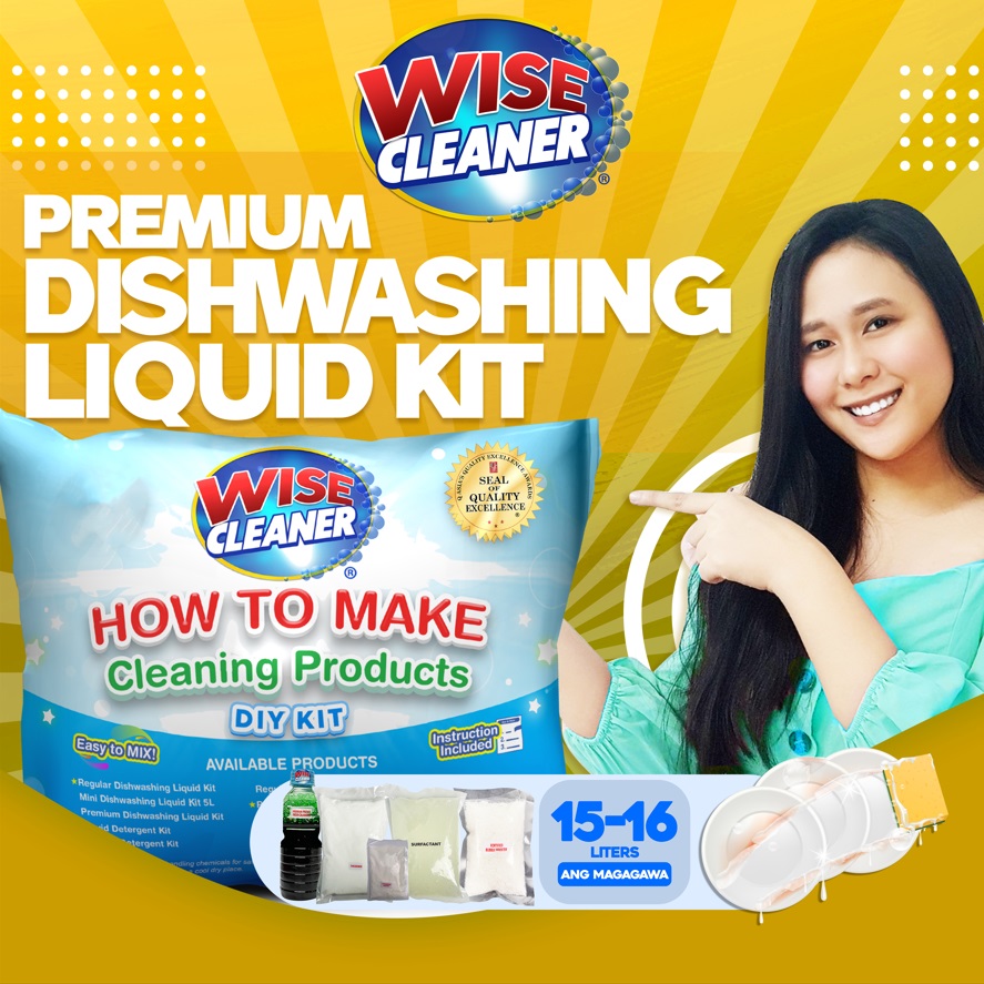 PREMIUM DISHWASHING LIQUID KIT - WISE CLEANER DIY