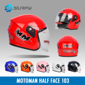 MTM Motoman Half Face Helmet, Large-XL Size 58-62cm