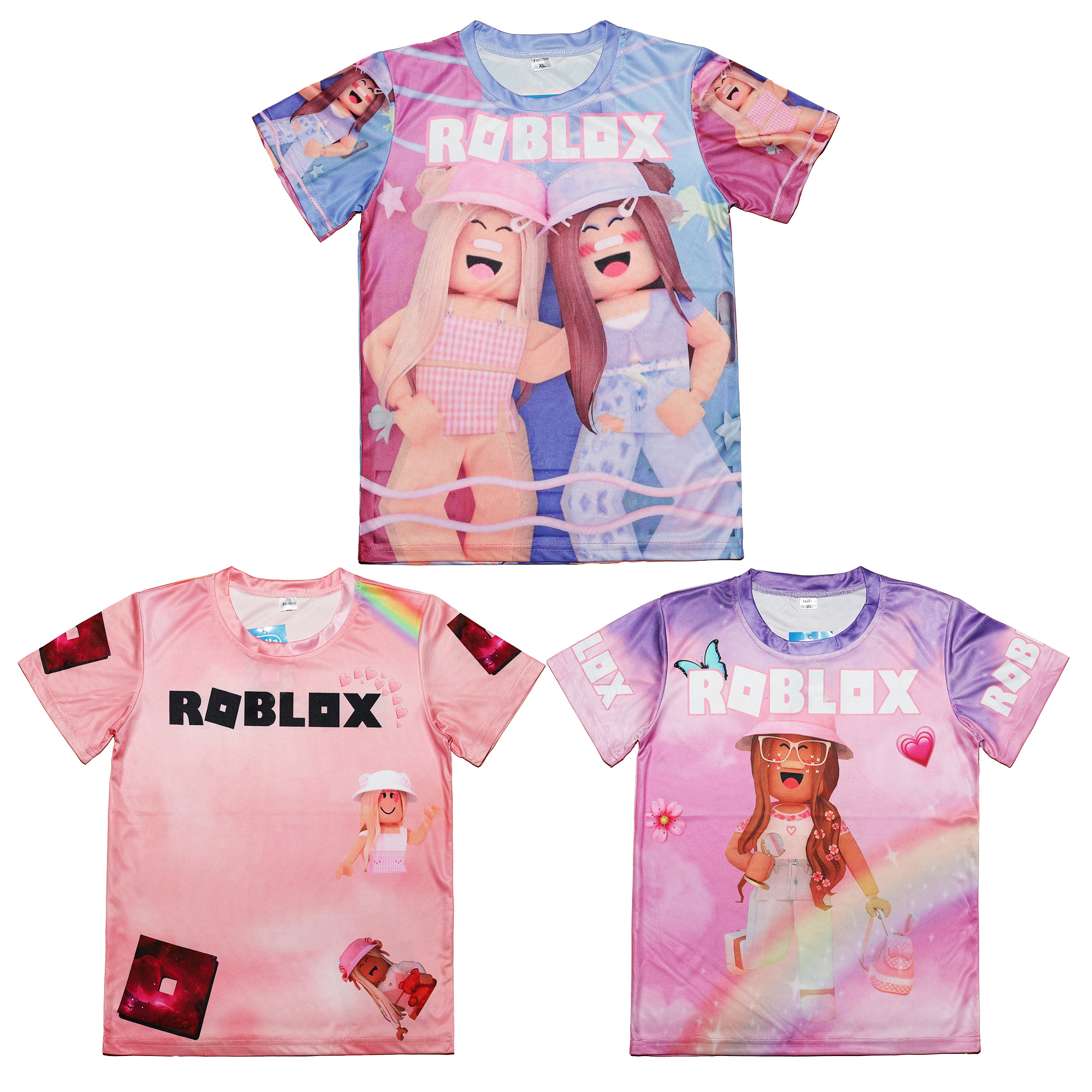 MEIJER Roblox Child Youth Unisex Boys Girls T-Shirts 3D Cartoon