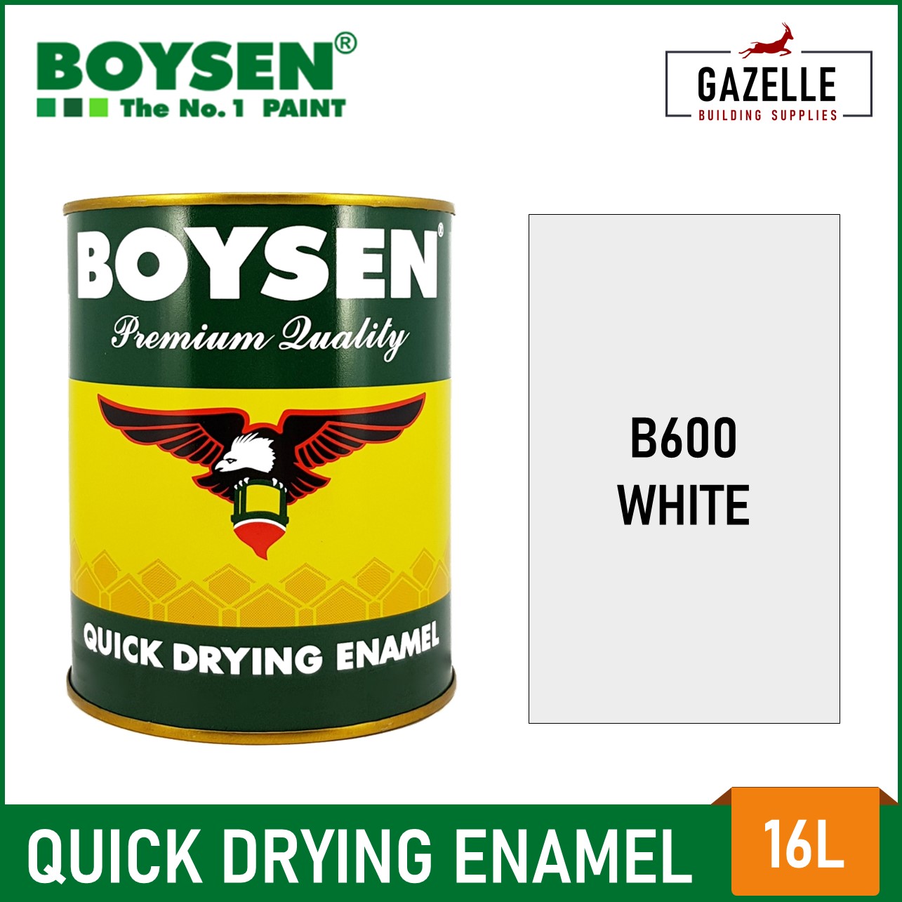 Boysen Quick Dry Enamel Jade Green 1 Liter – Top-Most Hardware &  Construction Supplies