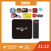 AIKAS 4K Android TV Box with 5G, Ultra HD 2021