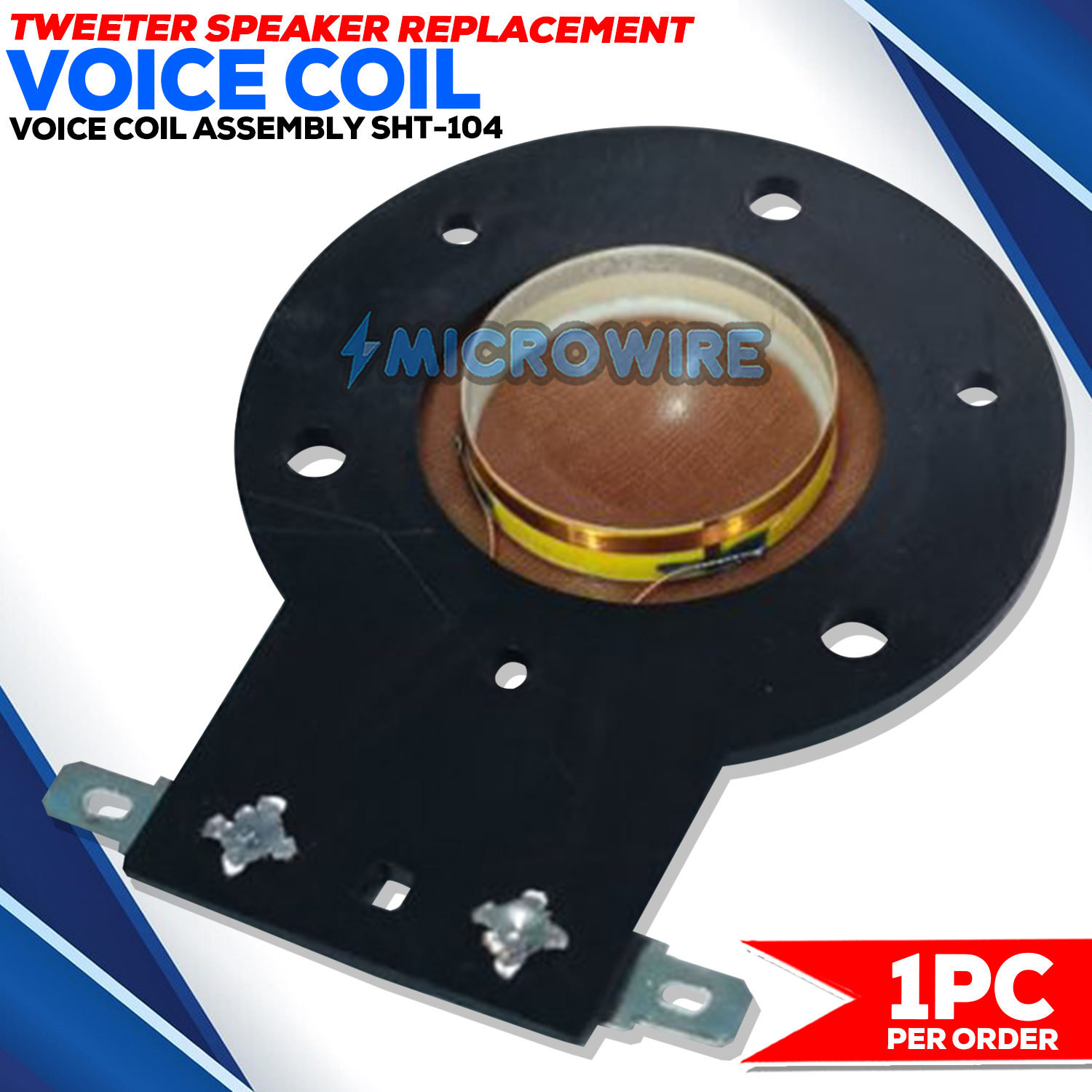 Tweeter voice best sale coil replacement