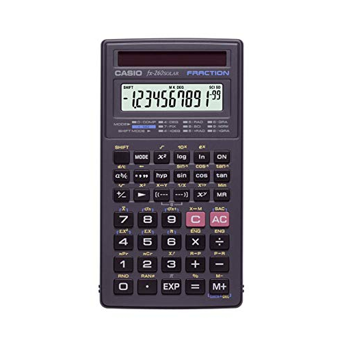 Casio Fx 260 Solar Ii Scientific Calculator Black Lazada Ph