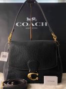 Coach Black Pebble Leather Shoulder Bag - Women's Bag
