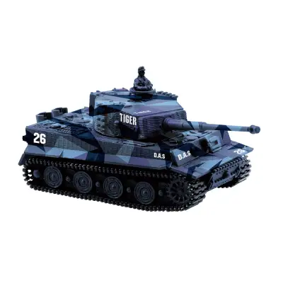1:72 Mini RC Tank Germany Tiger Battle High Simulated Remote Radio Control Panzer Armored Vehicle Children Electronic Toys (3)