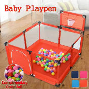 Baby square fence, protective fence, baby basketball frame, game fence, complimentary ocean ball