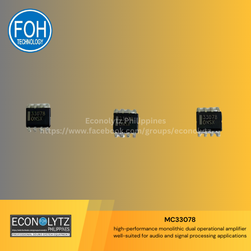 thumbnail image 2 of 10-Pack MC33078 MC33078DR2G 33078 SOP-8 IC - Smw Brand 2 of 5