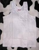 Blue Corner Sando for Kids Boys Plain White