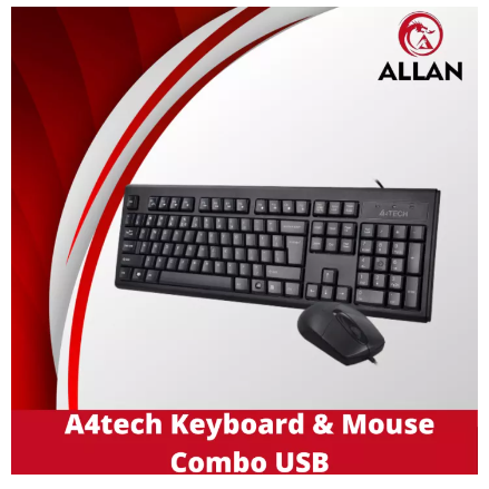 Allan A4TECH MOUSE + KEYBOARD COMBO USB
