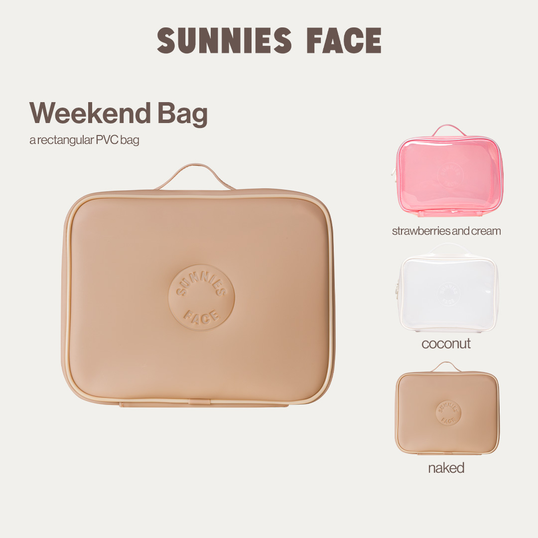 Discount on Sunnies Face  shoes - SKU: Sunnies Face Weekend Jelly Bag [A Rectangular PVC Bag]