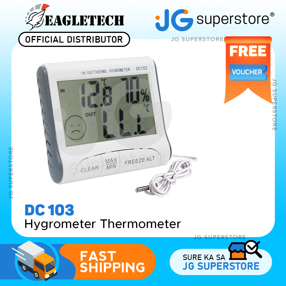 AcuRite 00613 Digital Hygrometer & Indoor Thermometer Pre-Calibrated  Humidity Gauge, 3 H x 2.5 W x 1.3 D, Black - Alex Gordez