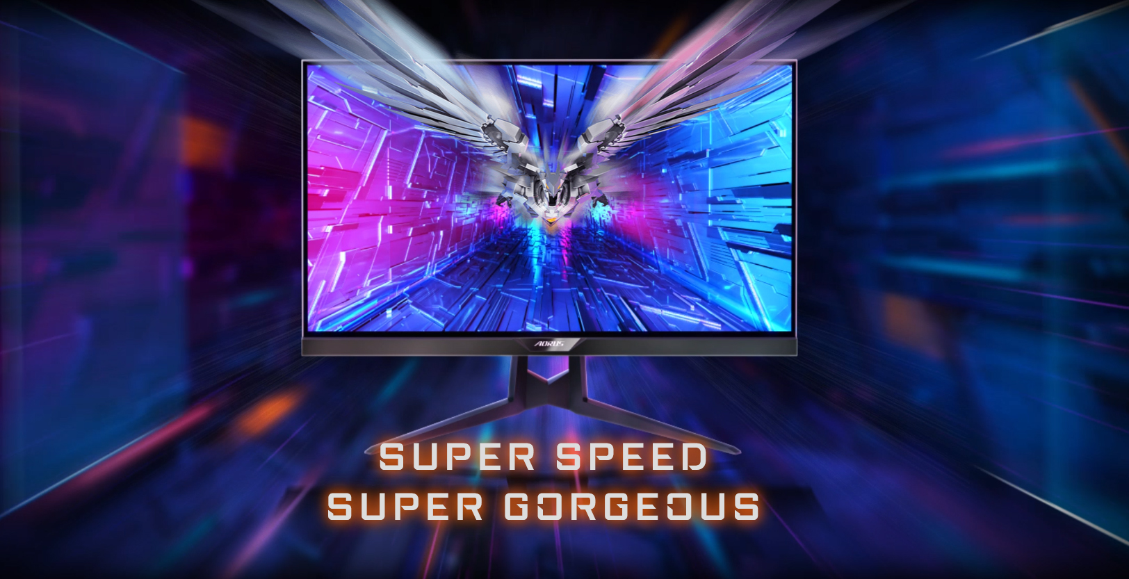 AORUS FI27Q-X 27" 240Hz 1440P HBR3, Adaptive-Sync, FreeSync Premium, G-Sync Compatible, SS IPS Gaming Monitor, Exclusive Built-in ANC, 2560 x 1440, 0.3ms Response Time, HDR, 93% DCI-P3, 1x DisplayPort 1.4, 2x HDMI 2.0, 2x USB 3.0 GP-FI27Q-X-AP