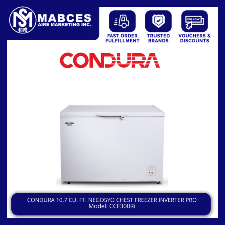 Condura 10.7 cu. ft. Chest Freezer Inverter Pro CCF300Ri